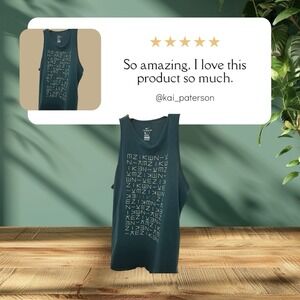 The Nike‎ Tee Size Medium DRI-FIT Tank FA180518VKT Athletic Fit Green White